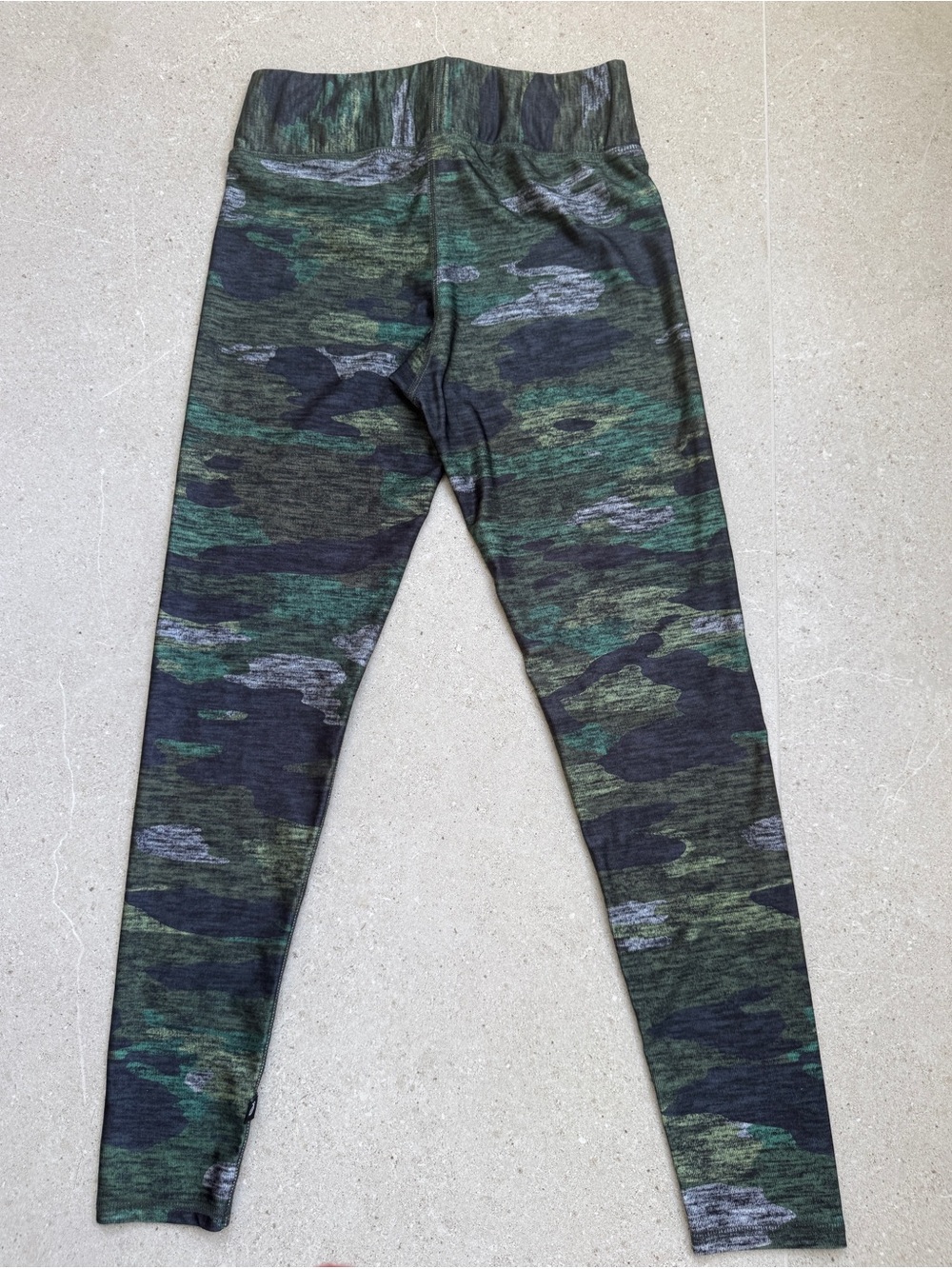 Terez Green and Black Camo Leggings